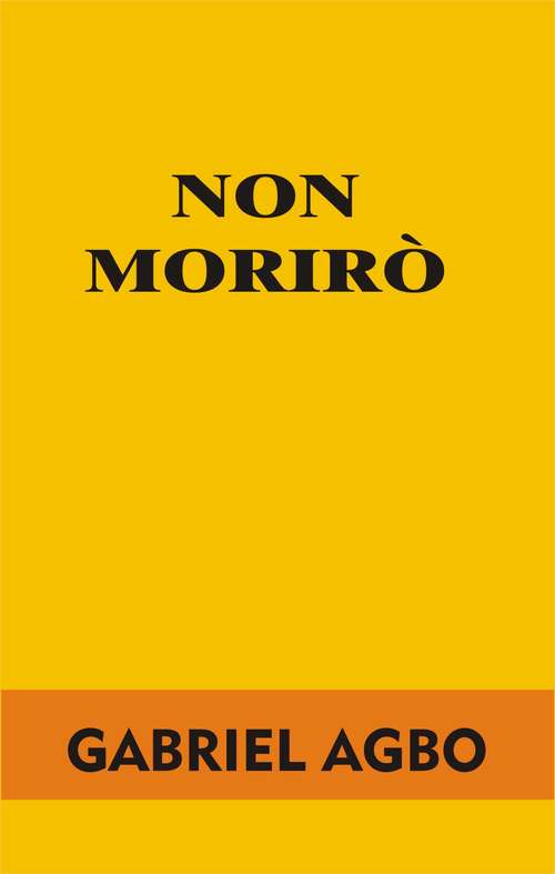 Book cover of Non morirò