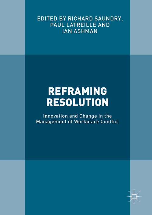 Book cover of Reframing Resolution