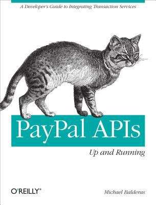 Book cover of PayPal APIs: Up and Running