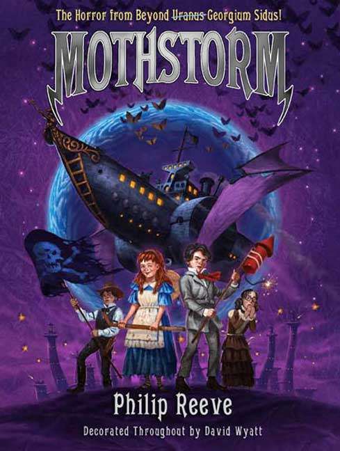 Book cover of Mothstorm: The Horror From Beyond Uranus Georgium Sidus!