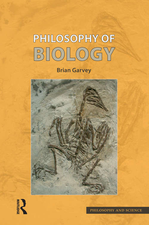 Book cover of Philosophy of Biology (Philosophy And Science Ser. #1)