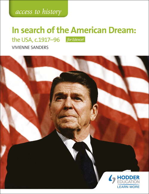 Book cover of Access to History: In search of the American Dream: the USA, c1917–96 for Edexcel