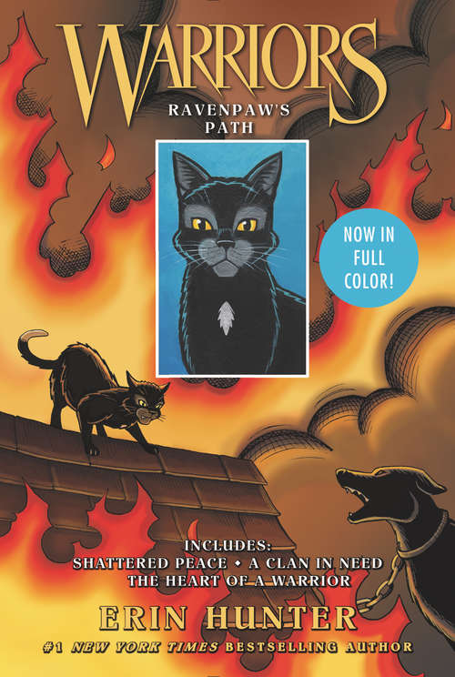 Book cover of Warriors Manga: Ravenpaw's Path: 3 Full-Color Warriors Manga Books in 1: Shattered Peace, A Clan in Need, The Heart of a Warrior (Warriors Manga #1)
