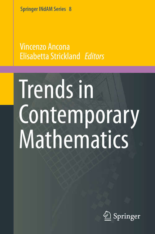 Book cover of Trends in Contemporary Mathematics
