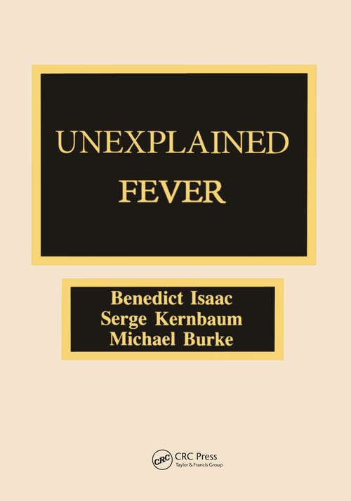 Book cover of Unexplained Fever