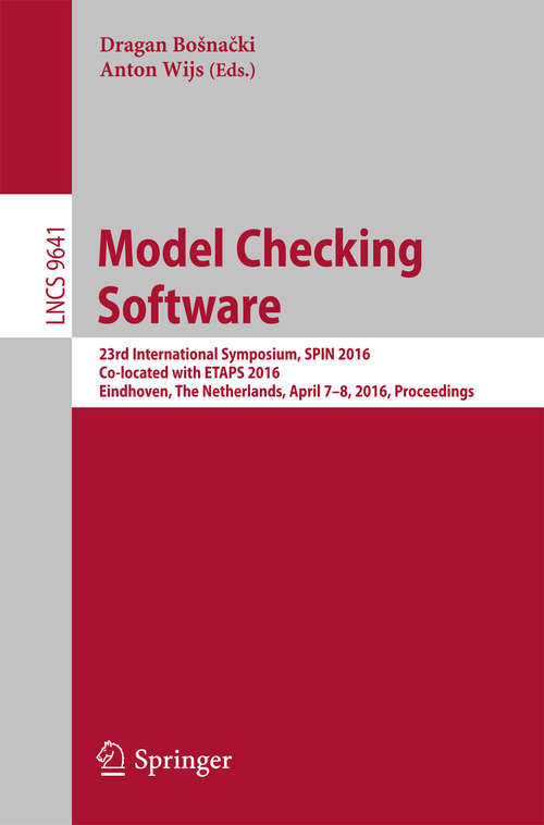 Book cover of Model Checking Software