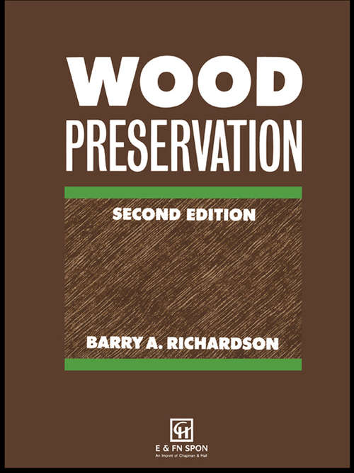 Book cover of Wood Preservation (2)