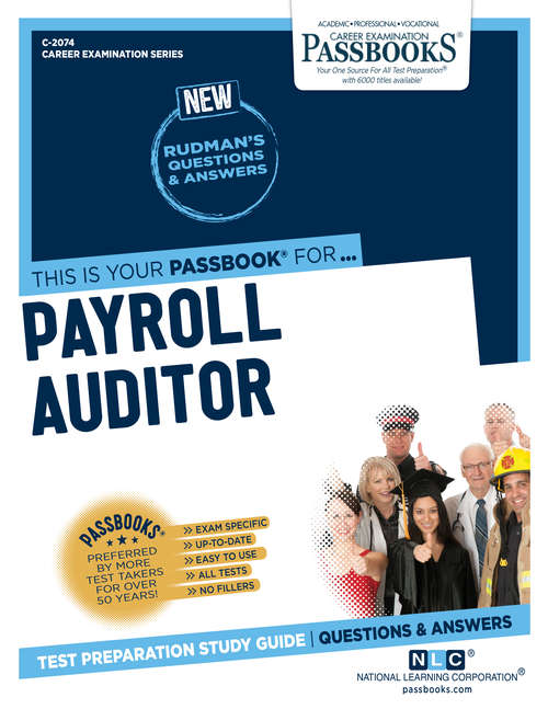 Book cover of Payroll Auditor: Passbooks Study Guide (Career Examination Series)