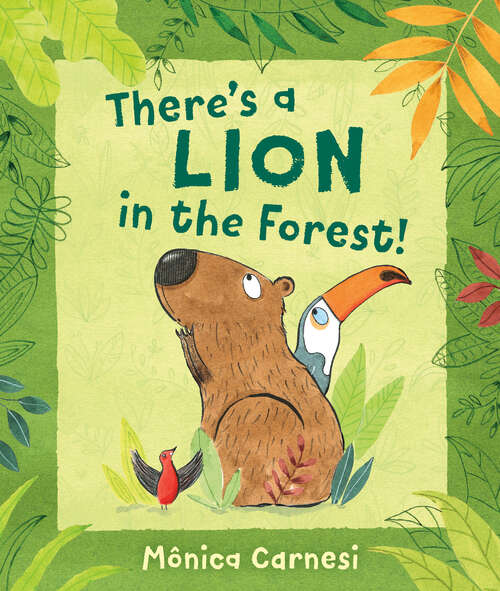 Book cover of There's a Lion in the Forest!