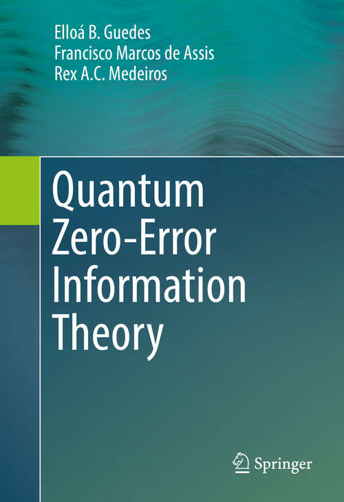 Book cover of Quantum Zero-Error Information Theory