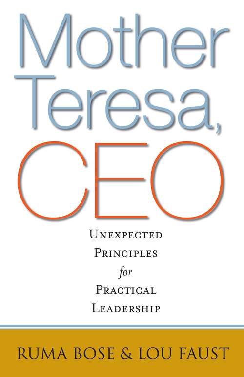 Book cover of Mother Teresa, CEO