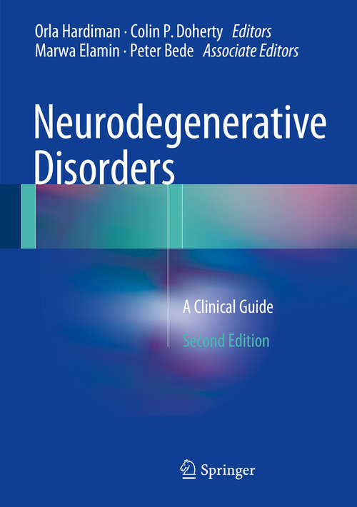 Book cover of Neurodegenerative Disorders