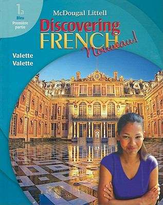 Book cover of Discovering French, Nouveau! 1a Bleu, Première Partie