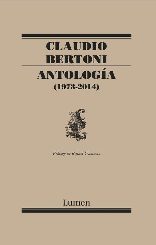 Book cover of Antología: (1973-2014)