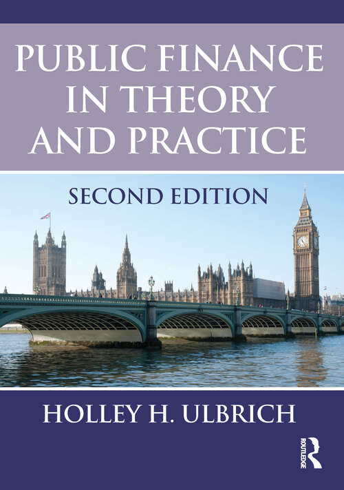 Book cover of Public Finance in Theory and Practice Second edition