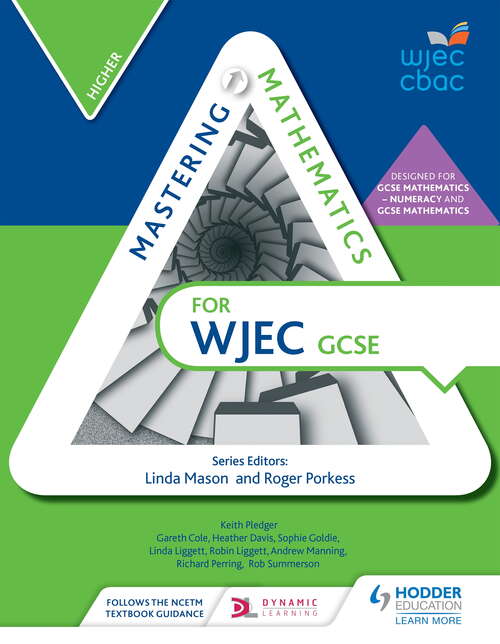 Book cover of Mastering Mathematics for WJEC GCSE: Higher