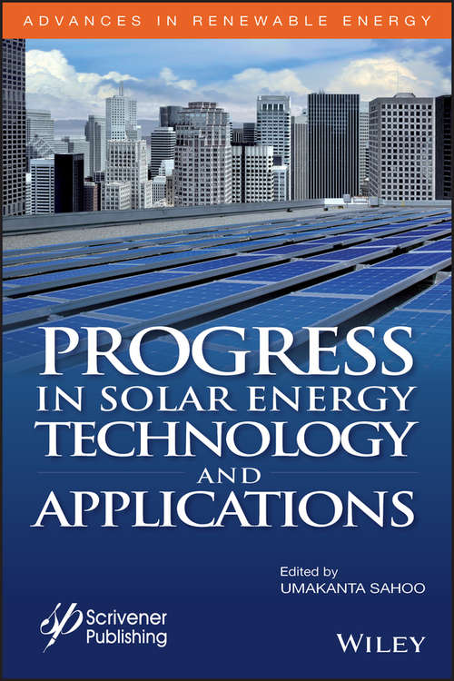 Book cover of Progress in Solar Energy Technology and Applications