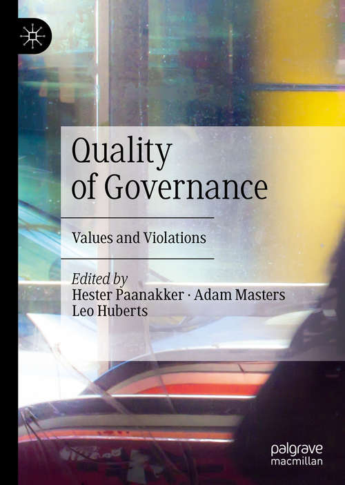 Book cover of Quality of Governance: Values and Violations (1st ed. 2020)