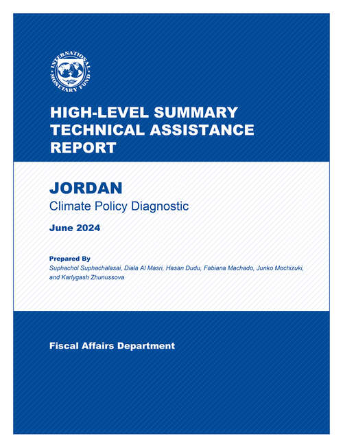Book cover of Jordan: Climate Policy Diagnostic