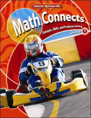 Book cover of Math Connects, Course 1: Concepts, Skills, and Problem Solving