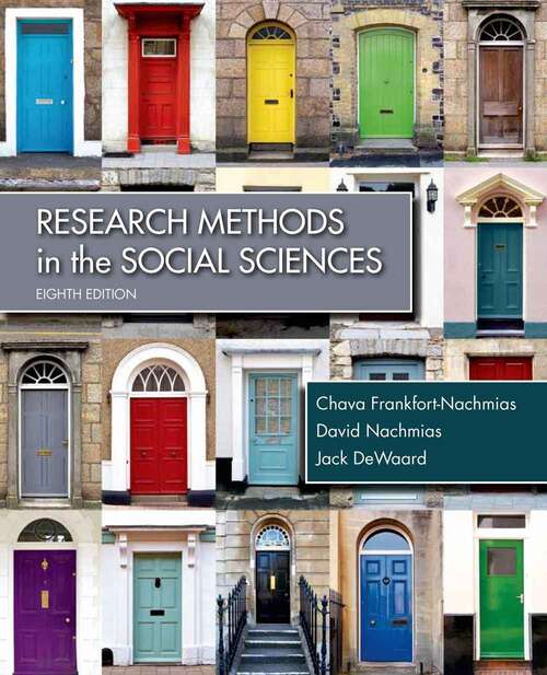 Book cover of Research Methods In The Social Sciences (8)