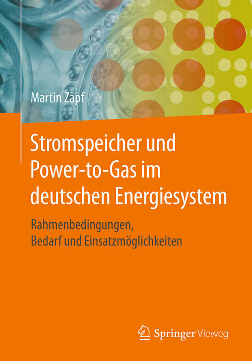 Book cover of Stromspeicher und Power-to-Gas im deutschen Energiesystem