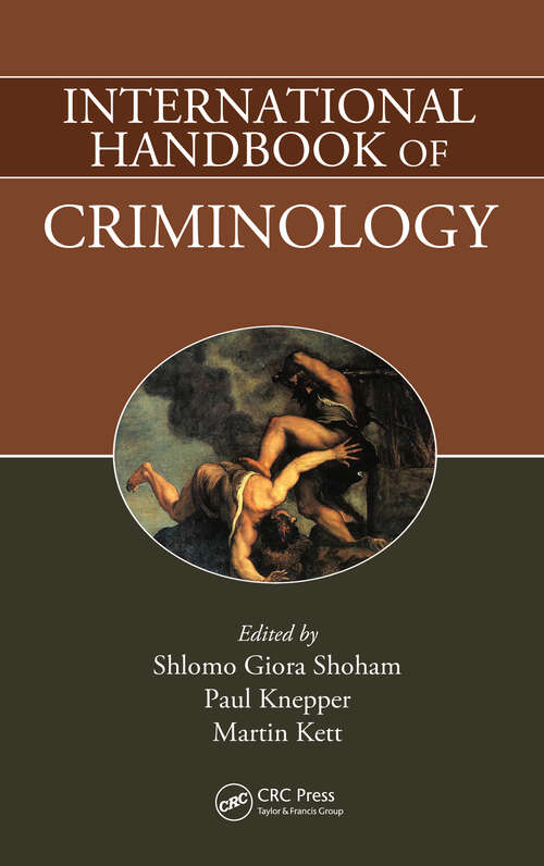 Book cover of International Handbook of Criminology
