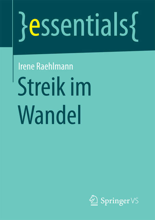 Book cover of Streik im Wandel (essentials)