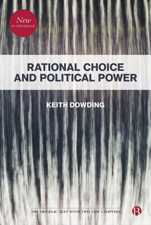 Book cover of Rational Choice and Political Power