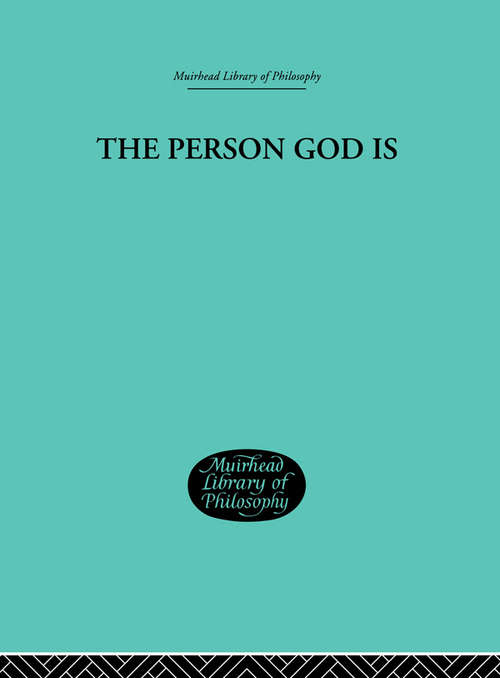 Book cover of The Person God Is