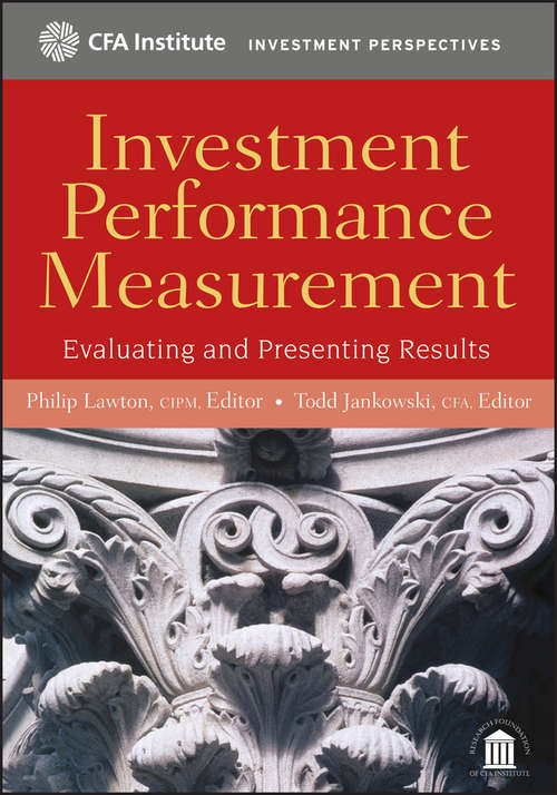 Book cover of Investment Performance Measurement