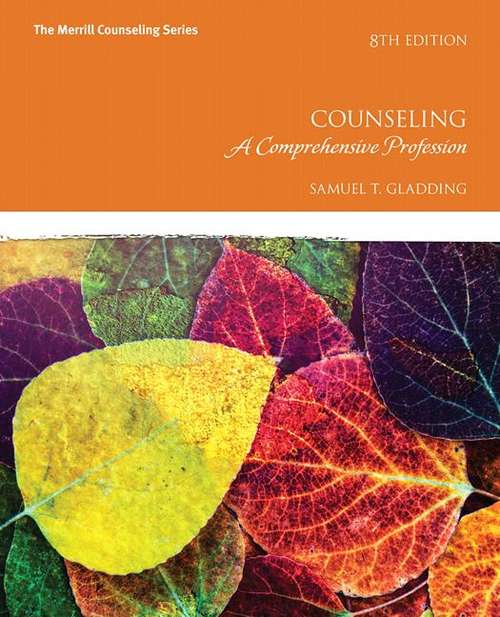 Book cover of Counseling: A Comprehensive Profession (Eighth Edition)