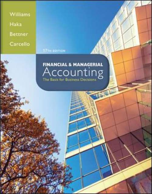 Book cover of Financial and Managerial Accounting (Seventeenth Edition)