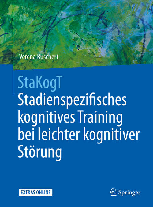 Book cover of StaKogT – Stadienspezifisches kognitives Training bei leichter kognitiver Störung