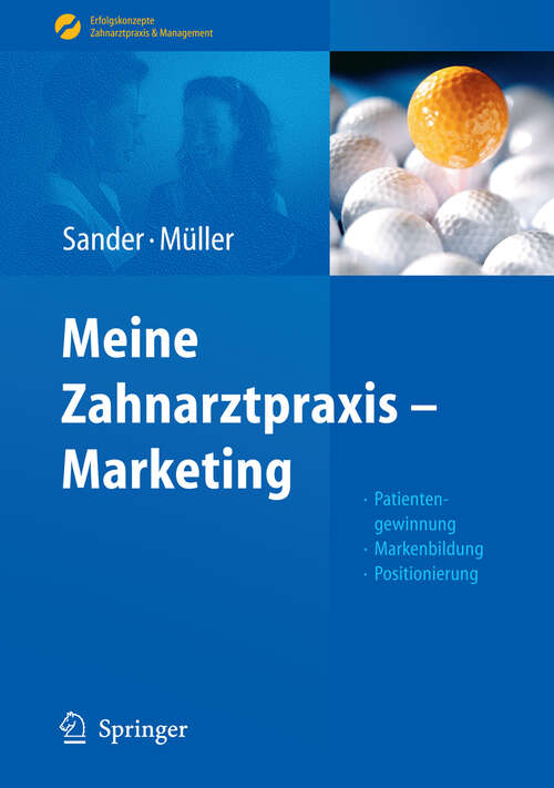 Book cover of Meine Zahnarztpraxis - Marketing