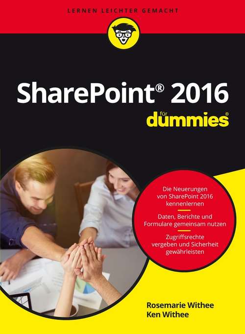 Book cover of Microsoft SharePoint 2016 für Dummies (Für Dummies)