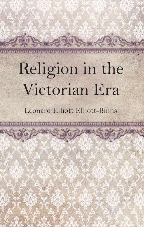 Book cover of Religion in the Victorian Era