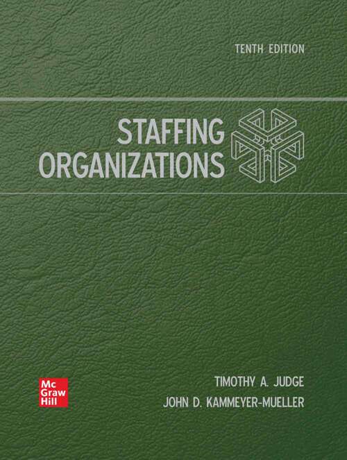 Book cover of Staffing Organizations