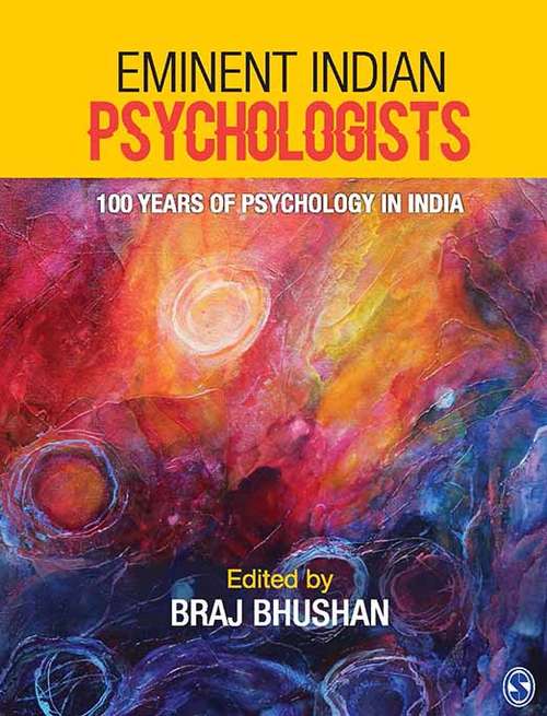 Book cover of Eminent Indian Psychologists: 100 years of Psychology in India