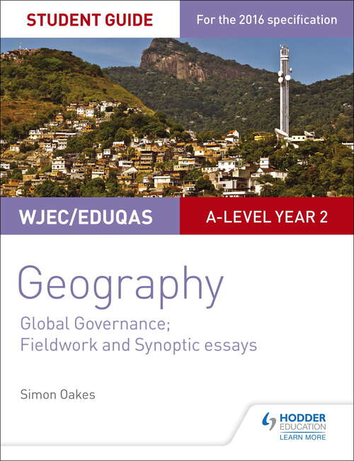 Book cover of WJEC/Eduqas A-level Geography Student Guide 5: Global Governance: Change and challenges; 21st century challenges