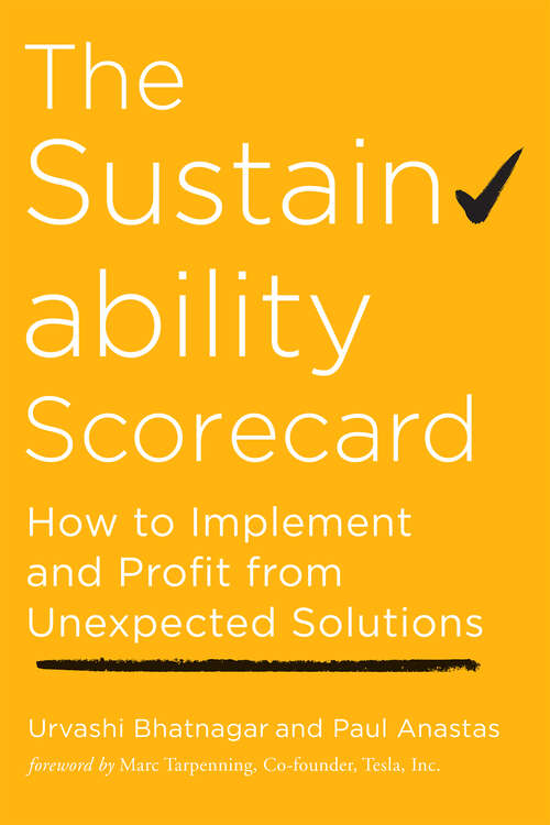 Book cover of The Sustainability Scorecard: How to Implement and Profit from Unexpected Solutions