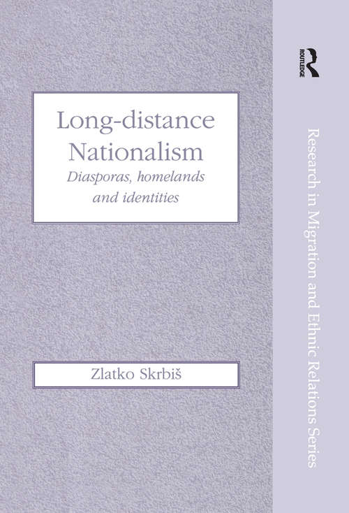 Book cover of Long-Distance Nationalism: Diasporas, Homelands and Identities (Research in Migration and Ethnic Relations Series)