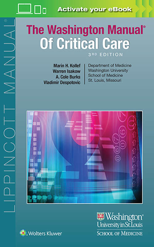 Book cover of The Washington Manual of Critical Care (2)