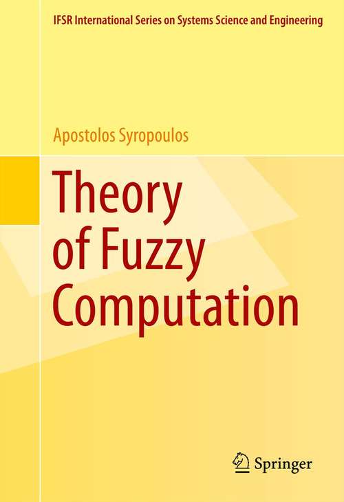 Book cover of Theory of Fuzzy Computation