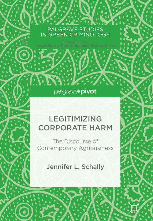 Book cover of Legitimizing Corporate Harm