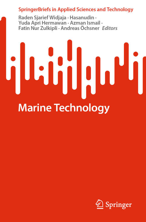 Book cover of Marine Technology (2024) (SpringerBriefs in Applied Sciences and Technology)