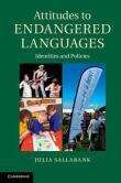 Book cover of Attitudes to Endangered Languages