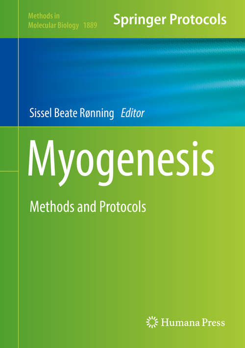 Book cover of Myogenesis