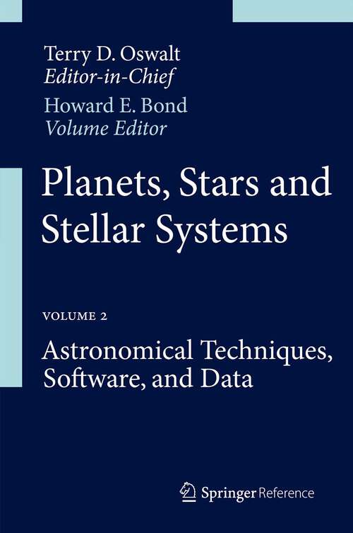 Book cover of Planets, Stars and Stellar Systems