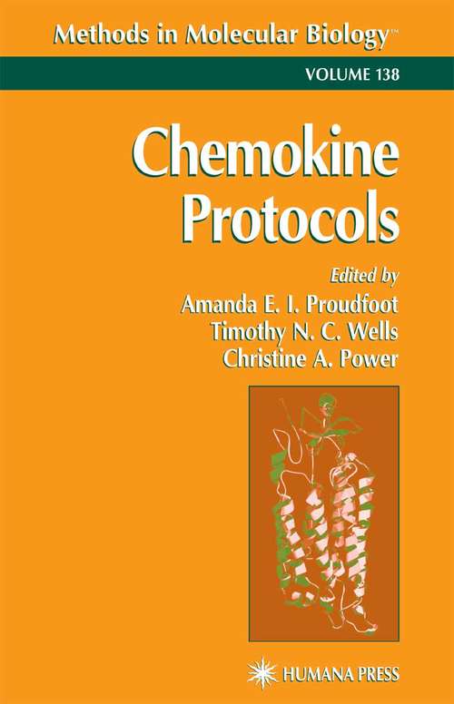 Book cover of Chemokine Protocols (Methods in Molecular Biology #138)